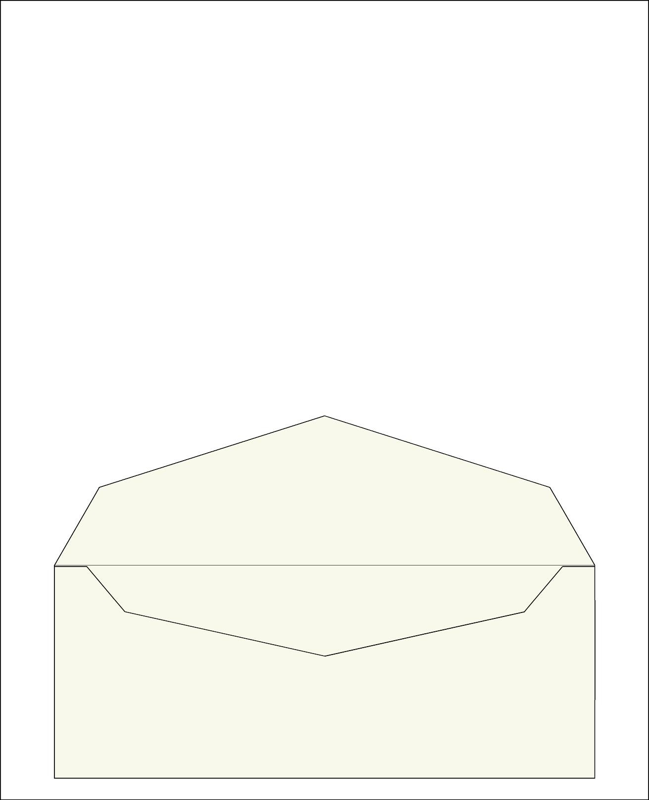 Envelope 94<br /> 9.85x4 " / 25x10 cm