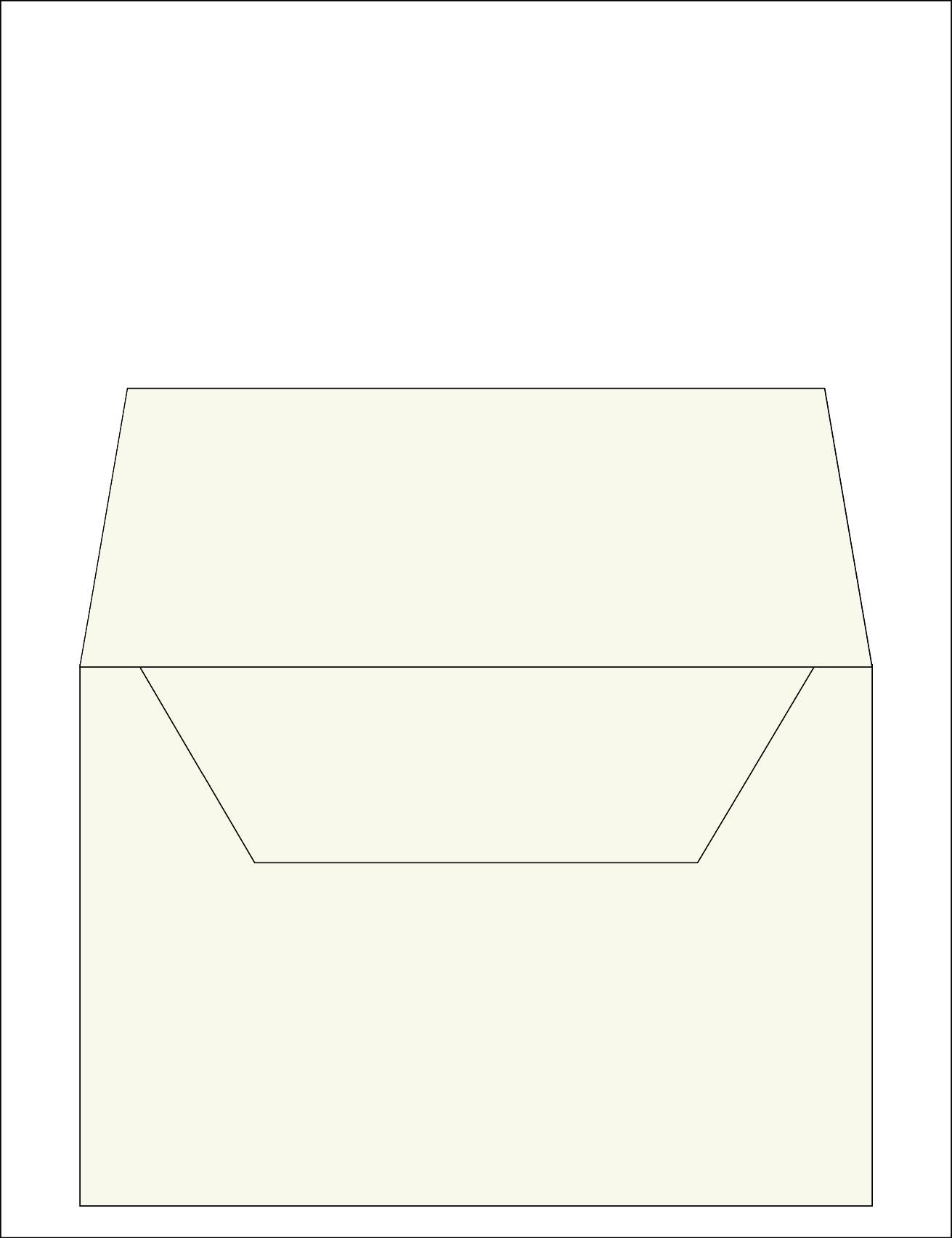 Envelope 99 Edged<br /> 9.8x6.7 " / 25x17 cm
