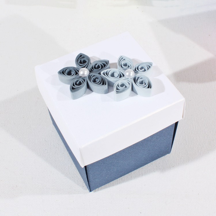 Quilling trimmed Boxes