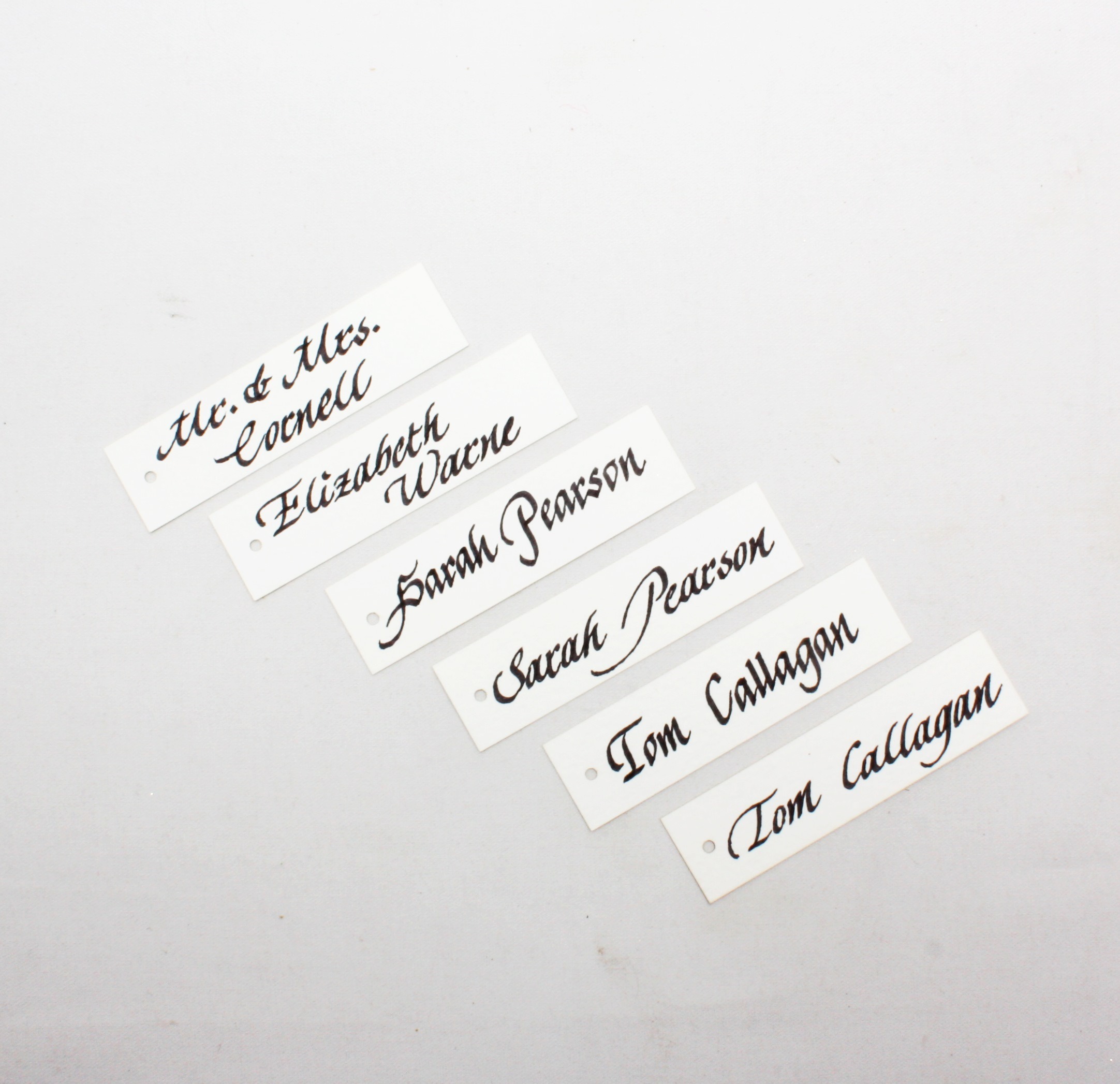 Name Cards W/Ribbons
