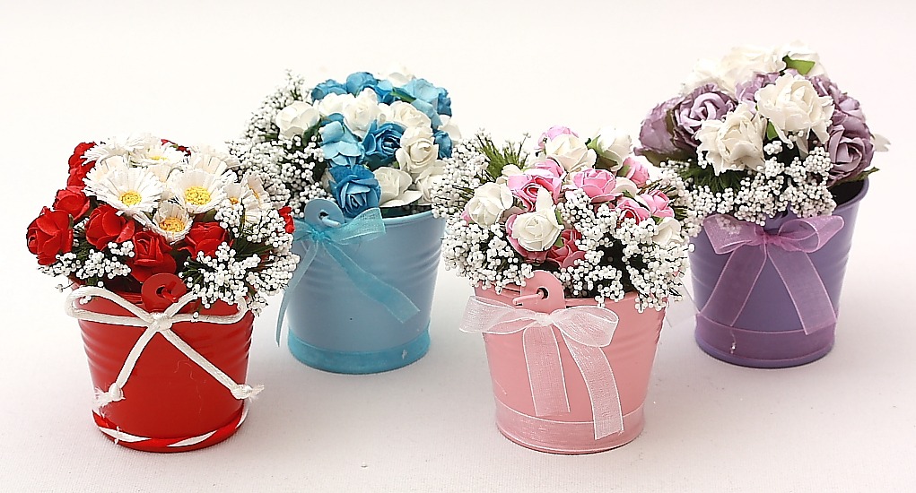 Bucket Full of Flowers
