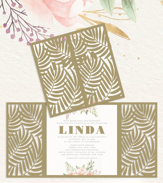 4072 Laser Cut Invitations