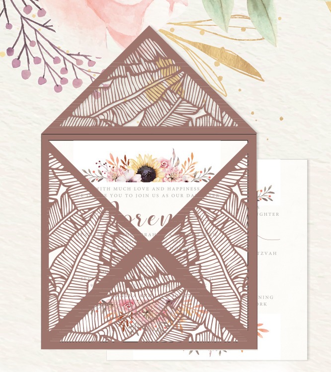 4070 Laser Cut Invitations