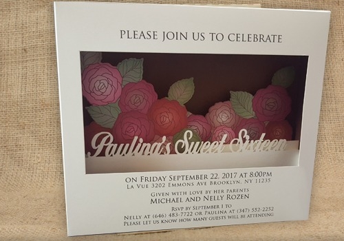 4922 3D Wedding Invitations 30 13 1