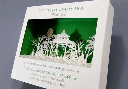 4922 3D Wedding Invitations 21 15 1