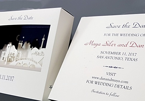 4922 3D Wedding Invitations 24 2 2
