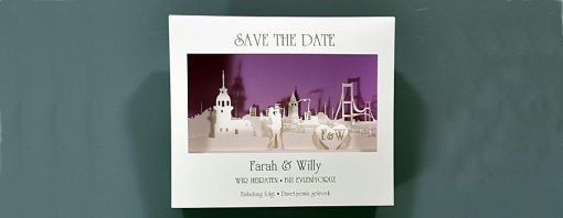 4922 3D Wedding Invitations
