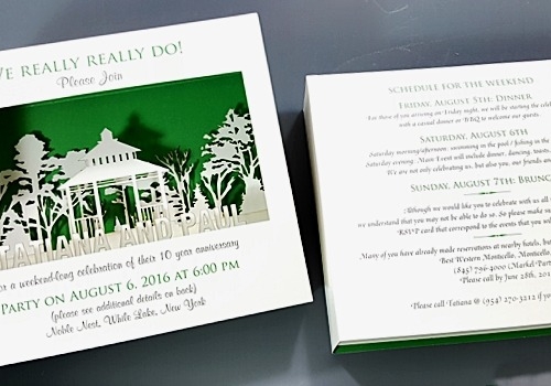 4922 3D Wedding Invitations 22 4 1