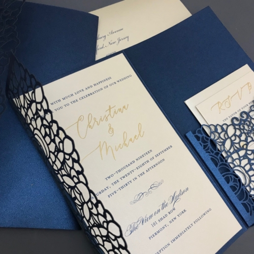4044 Laser Cut Invitation 17 4044