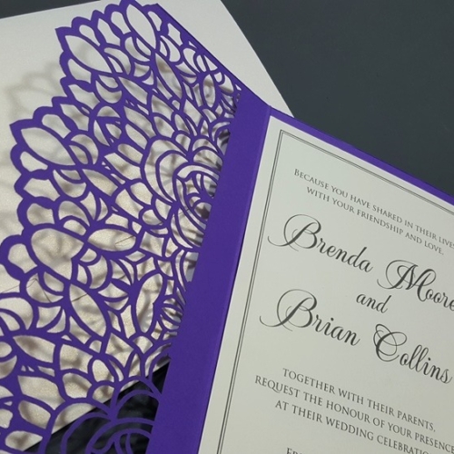 4044 Laser Cut Invitation 14 4044 cd