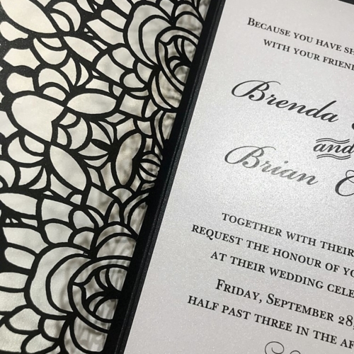 4044 Laser Cut Invitation 10 4044bd