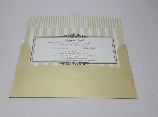 4301 Vintage Wedding Invitations