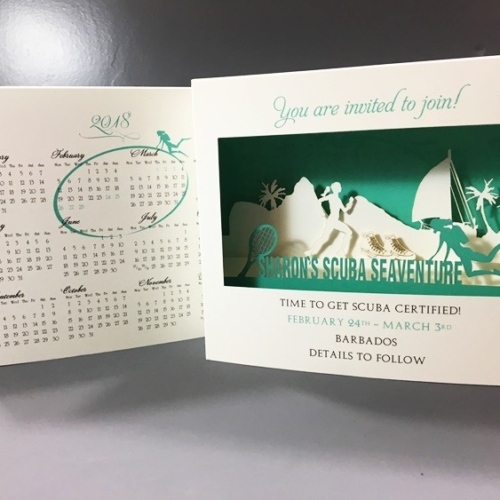 4922 3D Wedding Invitations 17 4922 ad