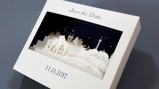 4922 3D Wedding Invitations