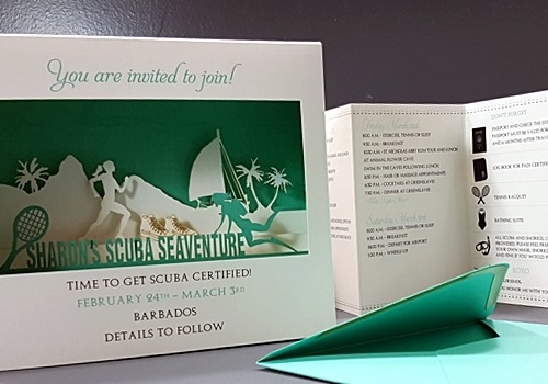 4922 3D Wedding Invitations 18 6 2