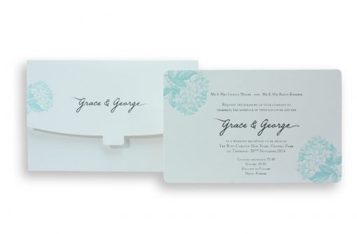 3503 Letterpress Wedding Invitations