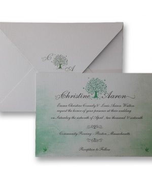 3510 Letterpress Wedding Invitations
