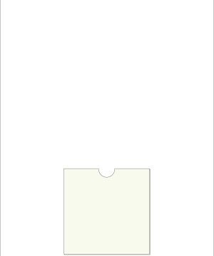 Folder/Envelope 195 Edged<br/>7.28x7.28” / 18.5x18.5 cm