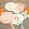 Seashells Concepts Paper Fans
