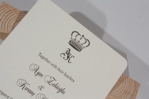 3509 Letterpress Wedding Invitations