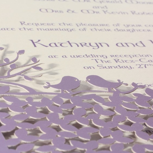 4002 Laser Cut Wedding Invitations 7 clas 4002bd