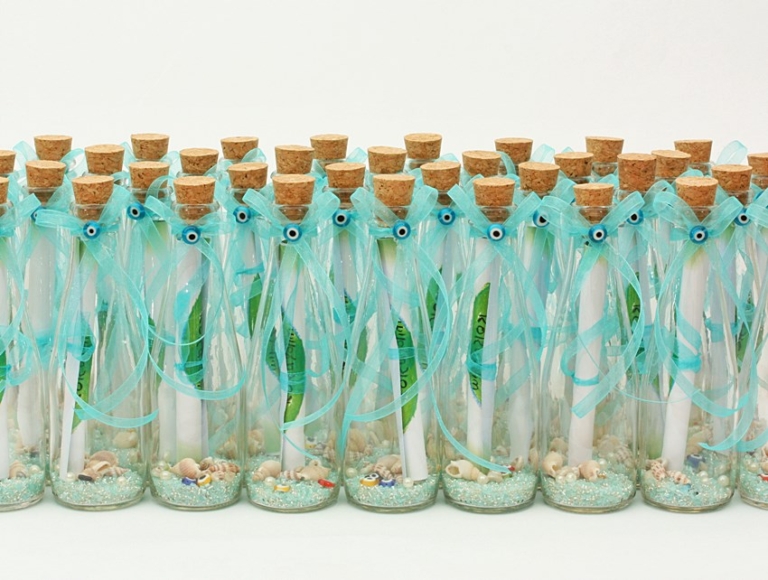 5001 Message in a Bottle Wedding Invitations • Lovely Knot • Custom