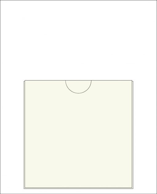 Envelope 15 Edged<br /> 9.5x8.6 " / 24x22 cm