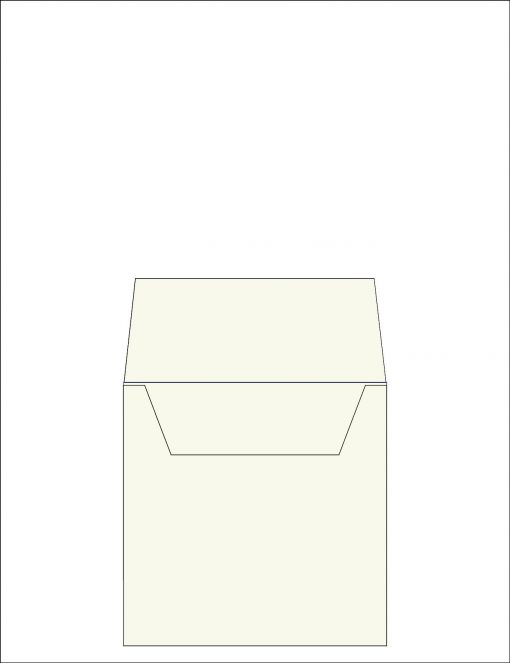 Envelope 123<br /> 6.1x6.1 " / 15.5x15.5 cm