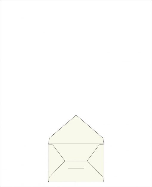 Envelope 127<br /> 4.3x2.98 " / 11x7.5 cm