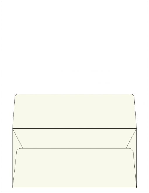 Envelope 47<br /> 9.8x4.7 " / 12x25 cm