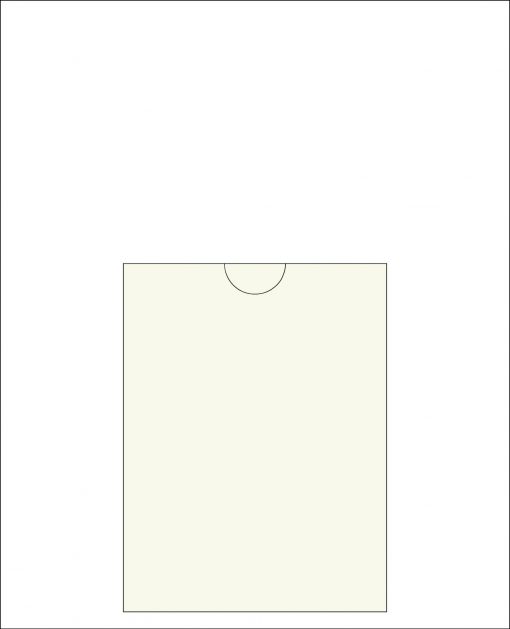 Folder/Envelope 76 Edged<br />6.1x8 " / 20.5x15.5 cm