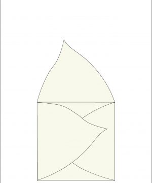 Envelope 77<br /> 6x6 " / 15.5x15.5 cm