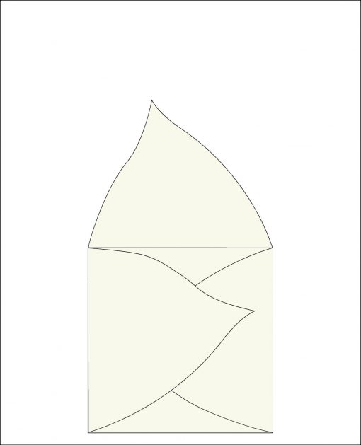Envelope 77<br /> 6x6 " / 15.5x15.5 cm